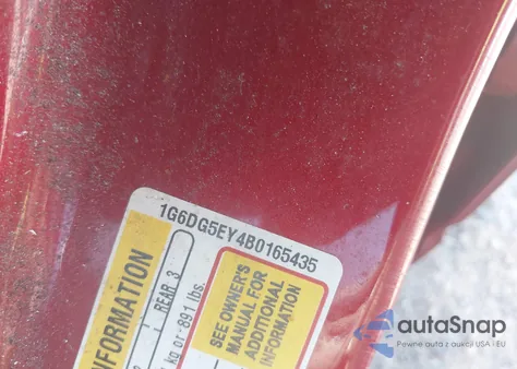 2011 Cadillac Cts Luxury z USA, uszkodzony, nr VIN 1G6DG5EY4B0165435